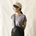 リネン ロールキャップ(フリーサイズ男女兼用)
