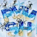 マリンカラー⚓️オーダーイニシャルキーホルダー★