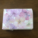 mae0211様専用です 受注作成 花柄名刺入れ あじさい名刺ケース