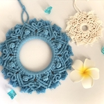 『aloha』マクラメリース&ミニリース(オーナメント)