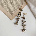 dalmatian jasper pierce/earring
