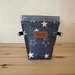 ワンコのマナーポーチ★デニム星柄大