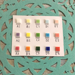 1c角ピュアモザイクタイル15色セット