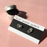 TWINS DIAMOND QUARTZ PIERCES