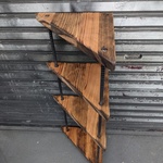 mash84様オーダー制作 4段コーナーラック