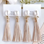 ♢pearl bubble tasselピアス/イヤリング♢ サージカルステンレス/シリコンカバー