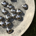 40%off‼︎【10個】シルバーハートチャーム 295