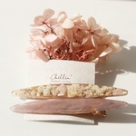 pair hairclip - smoky pink -