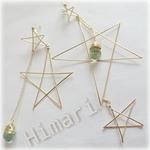 star⭐️フローライトピアス(14kgf)