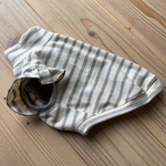 ハイネックボーダーフリフリタンク