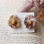 ✿︎ frill viola ✿︎ yellow×lavender