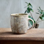 ぽてっとした素朴マグカップ ホワイト系