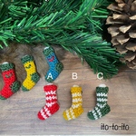 しましま靴下のブローチ☆B