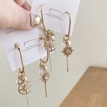 ゴールド 【フープピアス】 取り外し可能❁ (アシンメトリー)