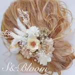 〜送料無料〜結婚式 成人式 卒業式 七五三 お呼ばれ 髪飾り ドライフラワー