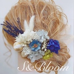 〜送料無料〜結婚式 成人式 卒業式 七五三 お呼ばれ 髪飾り ドライフラワー