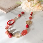 *赤のロングネックレス˚✧₊⁎