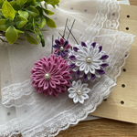 つまみ細工髪飾り