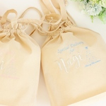 クリスマスバッグ クリスマスプレゼント 名前入り お着替え袋にも