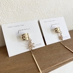 (冬限定)雪の結晶イヤーカフ(ジルコニア付き)