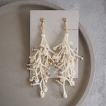 【両耳】coral reef イヤリング・ピアス ホワイト