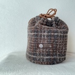 ♡new♡ほっこりニット巾着バッグ