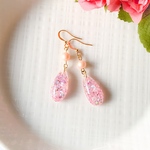 ✧*キラキラ✧*ピンクの雫 ピアス/イヤリング