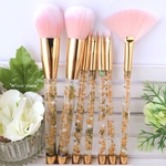 【B級品】固まるハーバリウム 専用ケース付き⑅︎ハーバリウムメイクブラシ 7本セット-ミモザ-