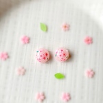 ✿桜ぷっくり一粒ピアス