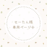 せーたん様専用ページ𓂃𓈒𓏸