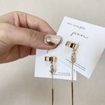 一番星 ゴールドイヤーカフ(ジルコニア付き)