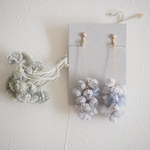 ムスカリ イヤリング ペールブルー