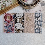 4種類×20cm 刺繍リボン アソート