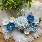 つまみ細工髪飾り