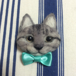 ねこブローチ