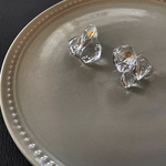 氷のイヤリング/ピアス