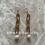 大人かわいい 金属アレルギー対応 樹脂フックピアス 樹脂ピアス パール