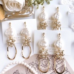 ♢pearl bubble charmピアス/イヤリング♢ サージカルステンレス/シリコンカバー