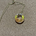 ネックレス レジンアクセサリー フラワー