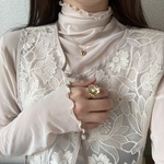 ゴールドフラワーリング(11号程度)