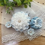 つまみ細工髪飾り