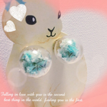 春色♡ガラスドームイヤーカフ♡