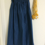 ネイビー紺ロングスカート