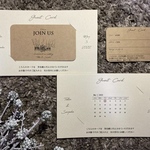 ゲストカード/招待状/結婚式♡