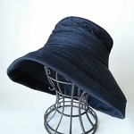 *再販2* つば広帽子 シャーリング *コットン*