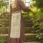 7月末まで バンドルダイ シアー素材のロングカーディガン