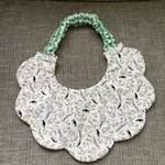 【大型犬用スタイ】限定カラー♡ホワイトアニマル✖️イエロー(首回り55)