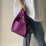 手放せなくなる可愛さ-サブバッグミニトート-【ロイヤルパープル】