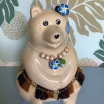 🌺🌴北欧白しろくま貯金箱 雑貨 ハワイアン気分に…。