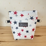 消臭✳︎防水マナーポーチ★星柄青赤